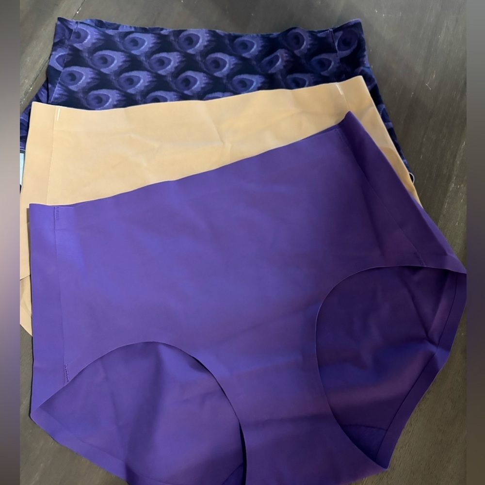 3-Pack Rhonda Shear Seamless High-Waisted Underwear Smoothing panties Sz Small